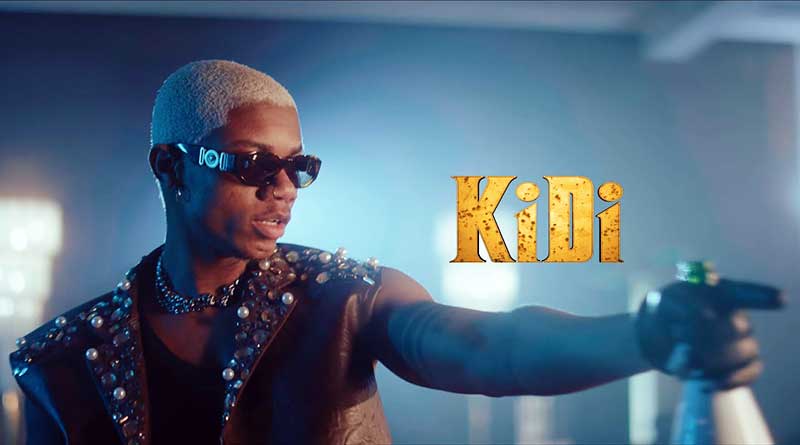 Kidi premiers Champagne Music Video.